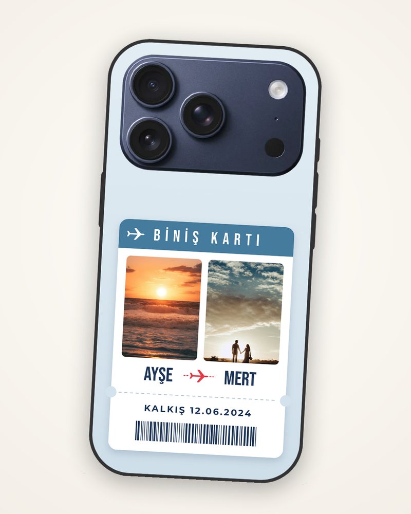 Biniş Kartlı Sevgili Kılıfı — kişiye özel telefon kılıfı tasarla