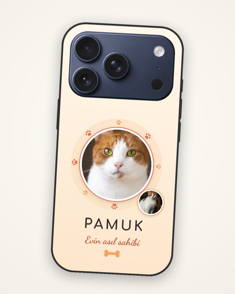 Kedili Köpekli İsimli Kılıf — kişiye özel telefon kılıfı tasarla