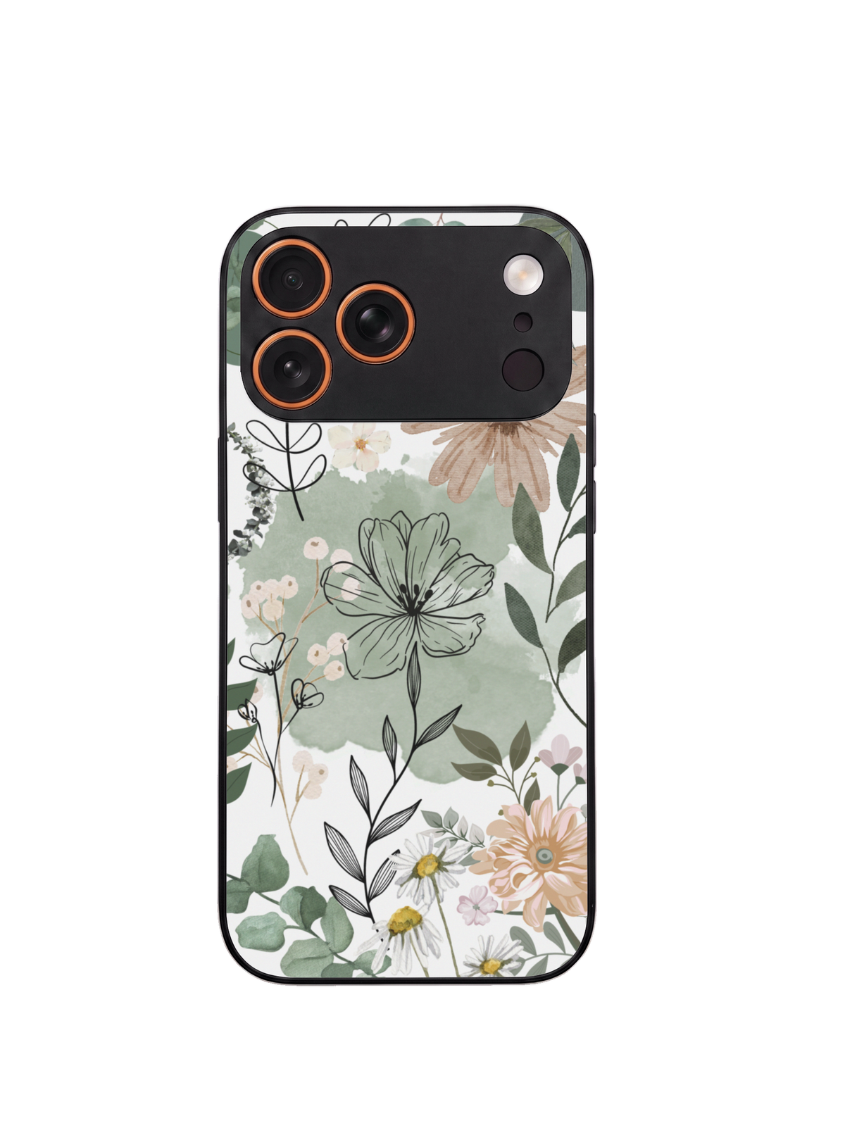 Bahçe Floral 22 — Kişiye Özel Telefon Kılıfı ön