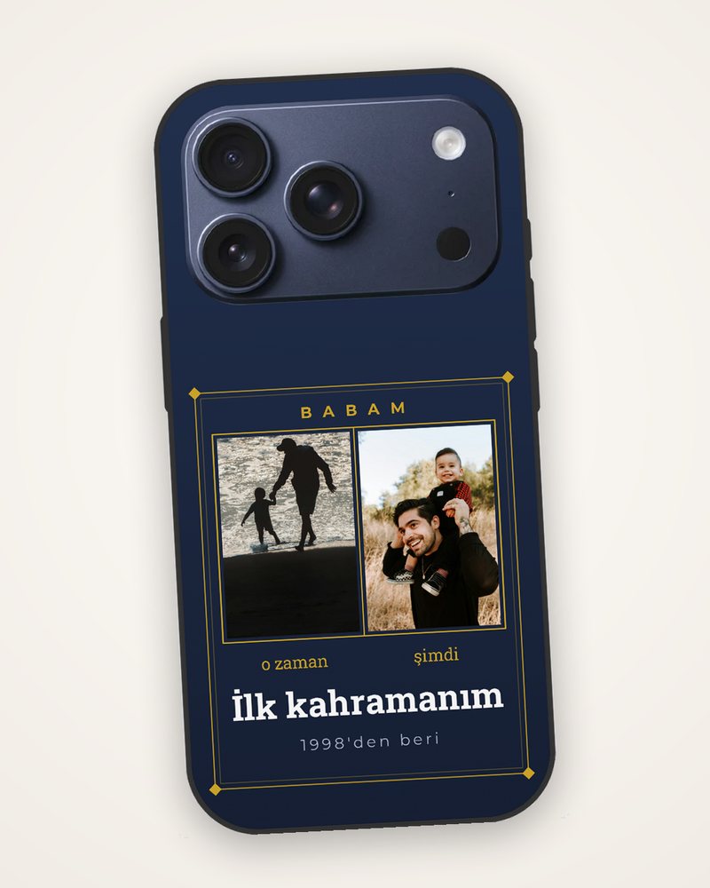 Babaya Özel Fotoğraflı Kılıf — kişiye özel telefon kılıfı tasarla
