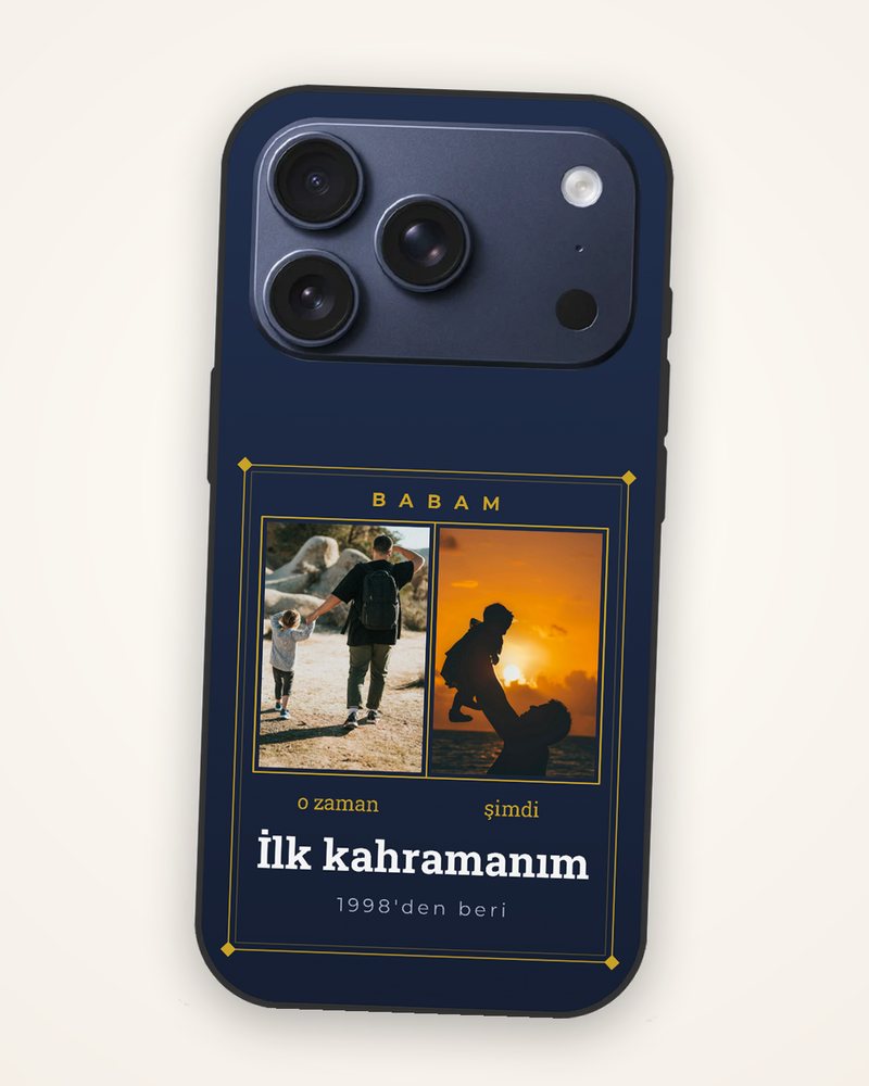 Babaya Özel Fotoğraflı Kılıf — kişiye özel telefon kılıfı tasarla
