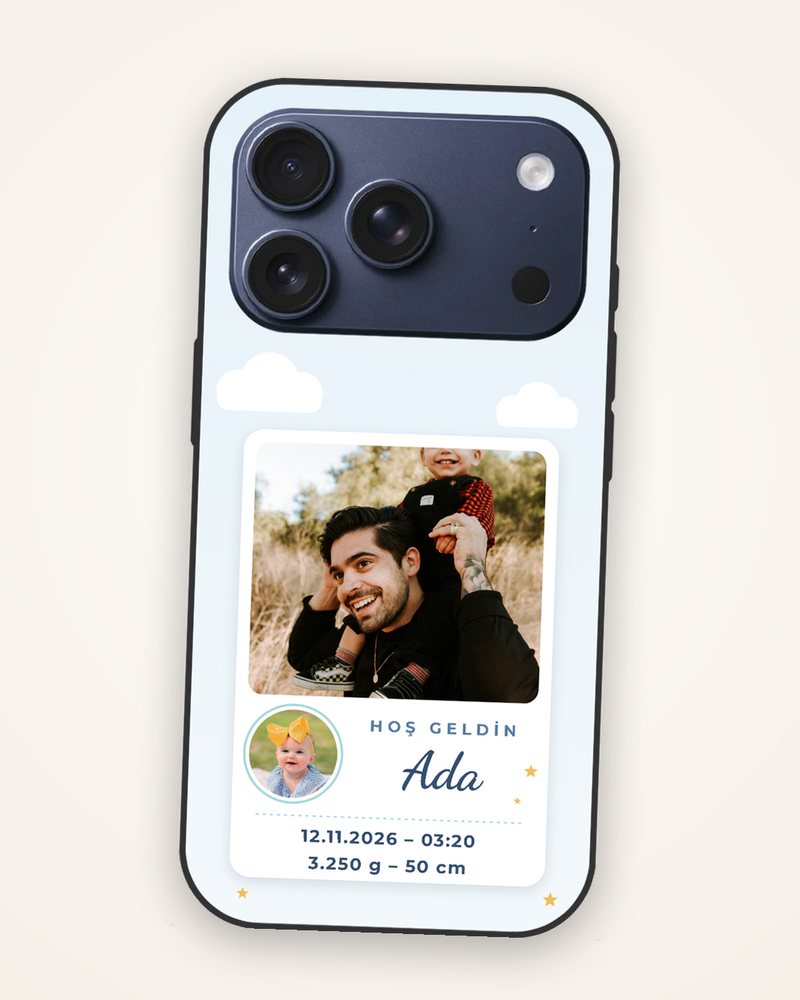 Bebek Fotoğraflı İsimli Kılıf — kişiye özel telefon kılıfı tasarla