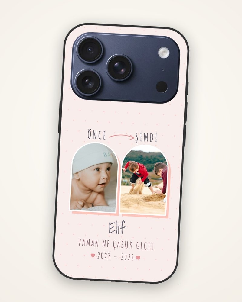 Önce Şimdi Fotoğraflı Kılıf — kişiye özel telefon kılıfı tasarla