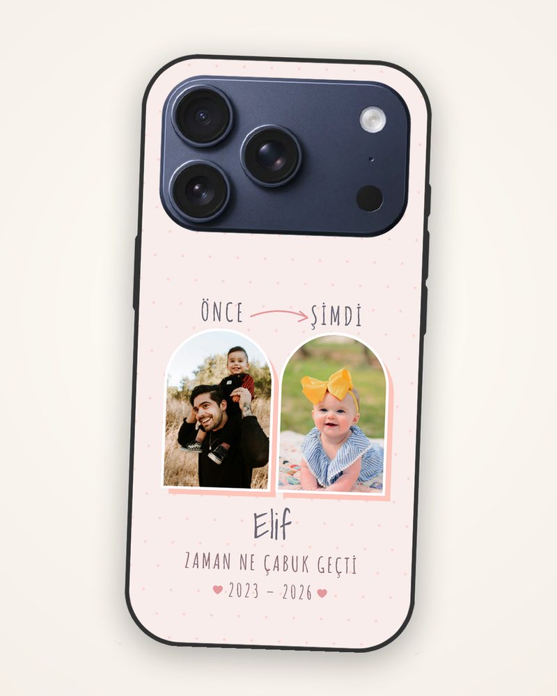 Önce Şimdi Fotoğraflı Kılıf — kişiye özel telefon kılıfı tasarla