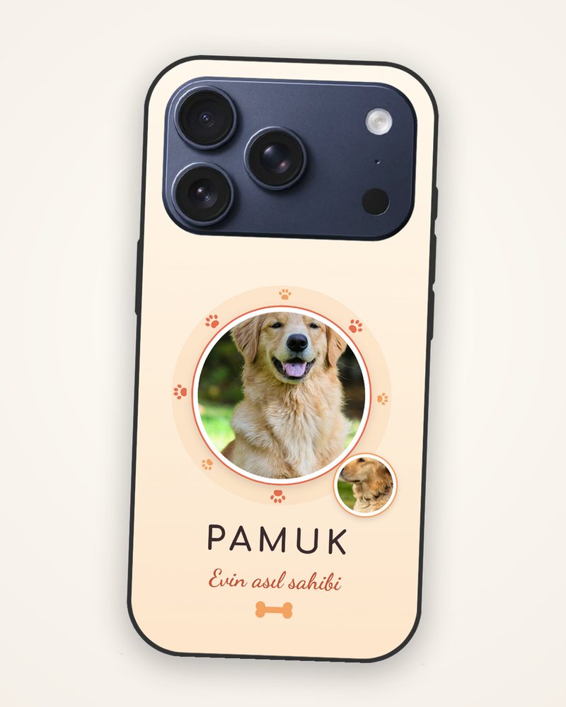 Kedili Köpekli İsimli Kılıf — kişiye özel telefon kılıfı tasarla