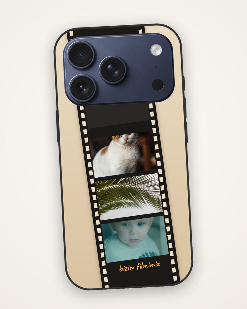 Film Şeridi Fotoğraflı Kılıf — kişiye özel telefon kılıfı tasarla