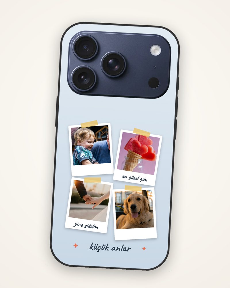 Polaroid Kolaj Fotoğraflı Kılıf — kişiye özel telefon kılıfı tasarla