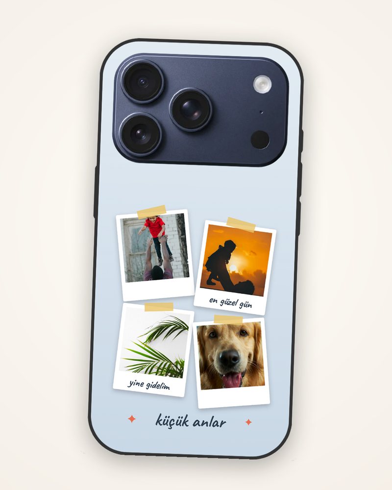 Polaroid Kolaj Fotoğraflı Kılıf — kişiye özel telefon kılıfı tasarla