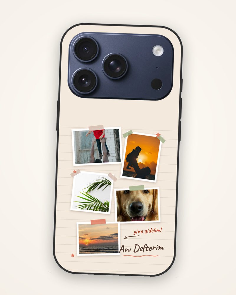 Anı Defteri Fotoğraflı Kılıf — kişiye özel telefon kılıfı tasarla